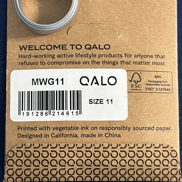 NEW silver silicone wedding ring band Size 11 & 12 NWT work safe latex free men - Picture 6 of 11